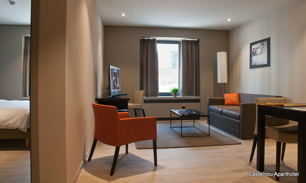 Castelnou Aparthotel Gante Habitación foto